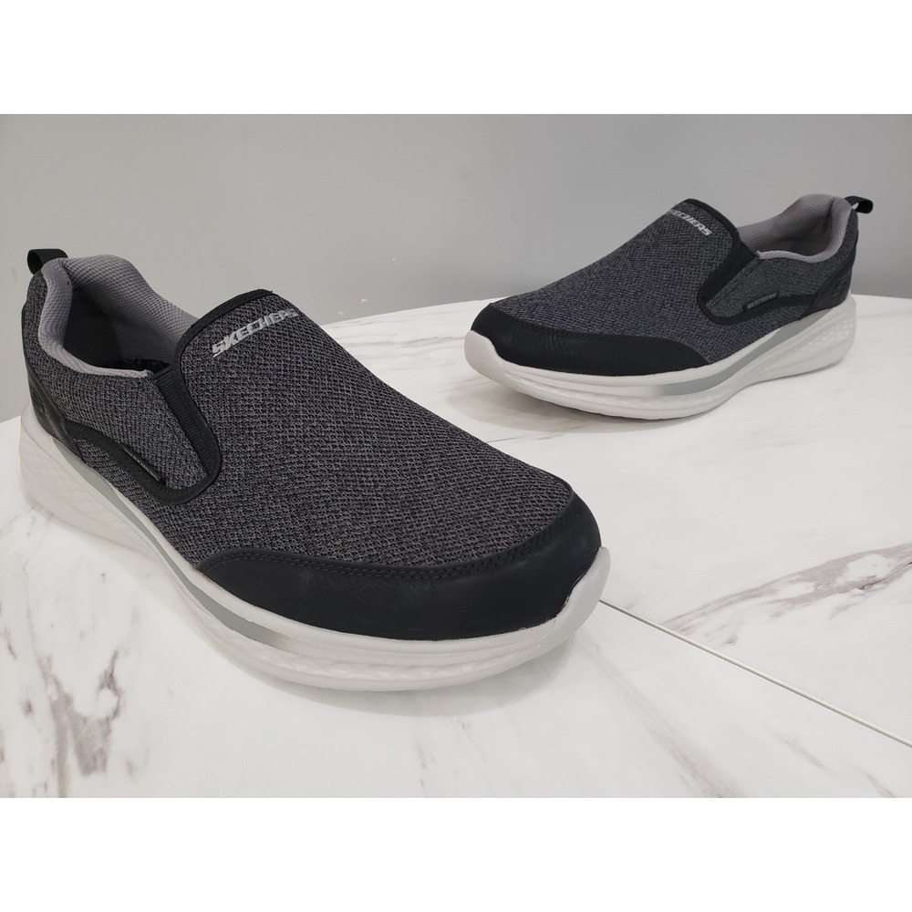 NEW NO BOX - SIZE 12 Skechers‎ Men's Relaxed Fit Slip On Memory Foam Black